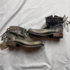 $275 NWT Bed Stu Cobbler CRAVEN 2966 Womens 6.5 Olive Driftwood Leather Boots